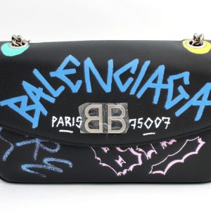 Сумка Balenciaga BB Chain Graffiti