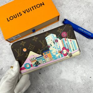 Кошелек Louis Vuitton Zippy Christmas Animation